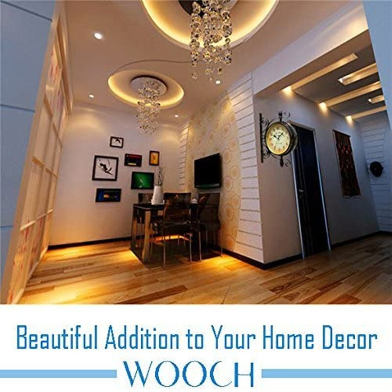 Retro kétoldalas falióra kovácsoltvas fém néma művészi óra inga kétoldalas 360 fokban forgó antik