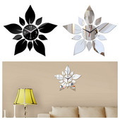 DIY akril tükör falióra matricák modern dekoráció nappali ajándék lakásbútor órák matrica kvarc tű Horloge