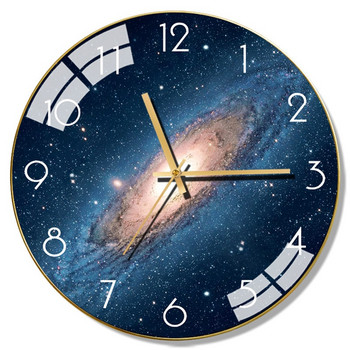 Скандинавски модерен стъклен стенен часовник Кухненски креативни стенни часовници Домашен декор Всекидневна Безшумни часовници Orologio Da Parete Подарък FZ729