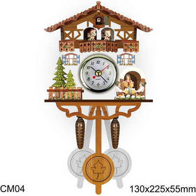 Senovinis vokiškas sieninis laikrodis su gegutė, pasukamas Juodojo miško medinis laikrodis su baterijomis maitinamas svetainės namų dekoravimas Kalėdų dovana