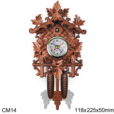 Senovinis vokiškas sieninis laikrodis su gegutė, pasukamas Juodojo miško medinis laikrodis su baterijomis maitinamas svetainės namų dekoravimas Kalėdų dovana