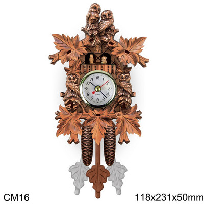 Senovinis vokiškas sieninis laikrodis su gegutė, pasukamas Juodojo miško medinis laikrodis su baterijomis maitinamas svetainės namų dekoravimas Kalėdų dovana