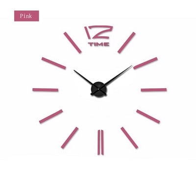 Muhsein naujos mados 3D sieninis laikrodis akrilinis veidrodinis sieninis lipdukas laikrodis didelio dydžio „pasidaryk pats“ laikrodžiai, namų dekoravimas svetainės biurui