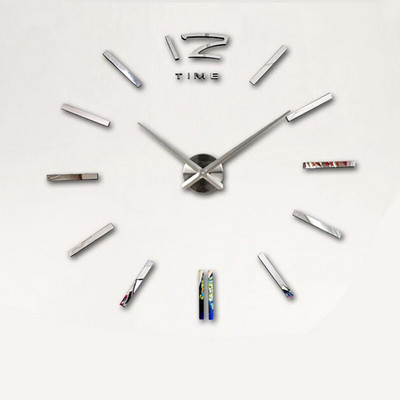 Muhsein naujos mados 3D sieninis laikrodis akrilinis veidrodinis sieninis lipdukas laikrodis didelio dydžio „pasidaryk pats“ laikrodžiai, namų dekoravimas svetainės biurui