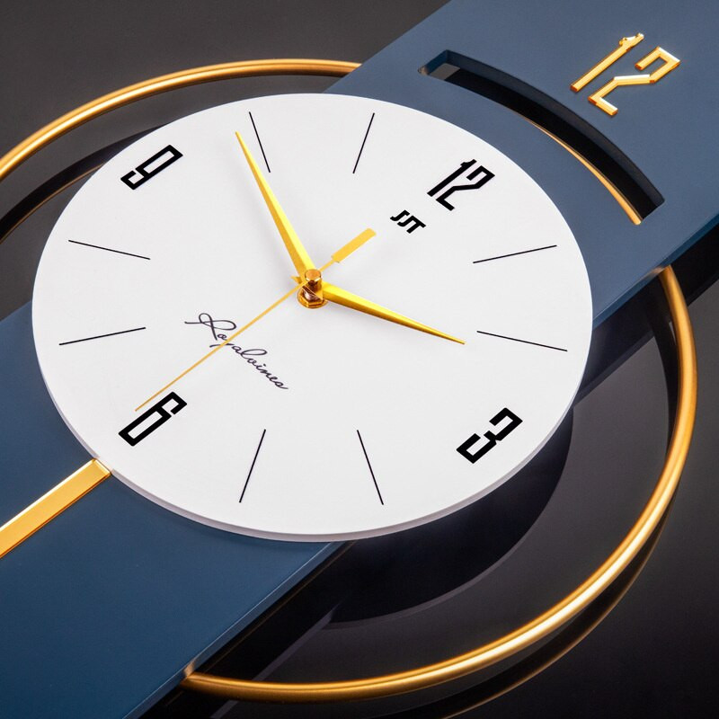 Ceas din lemn Ceas mare Ceas de perete Lumină de lux de locuit Gospodărie Moda Ceas de perete creativ personalizat Ceas de perete simplu