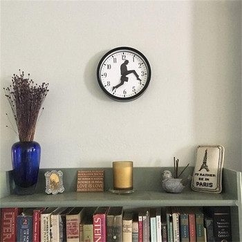 Ministry of Silly Walks Wall Clock Monty Python Flying Circus Perfect Capture Класически стенен часовник Funny Walking Silent Mute Clock