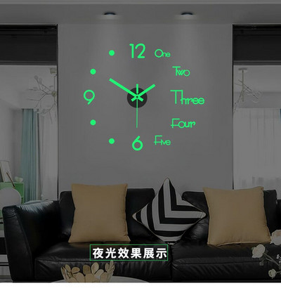 Ceasuri de perete digitale cu LED Ceas electronic nordic mare Decor pentru casă Luminos mut Temperatură Data Design modern Ceas de perete rotund