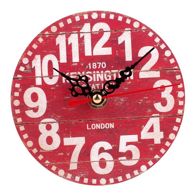 Ceas retro ceas de perete ceas de sufragerie ceas de perete din lemn imitație ceas de dormitor design simplu ceas de decorare de perete de acasă