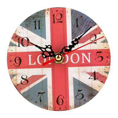 Ceas retro ceas de perete ceas de sufragerie ceas de perete din lemn imitație ceas de dormitor design simplu ceas de decorare de perete de acasă