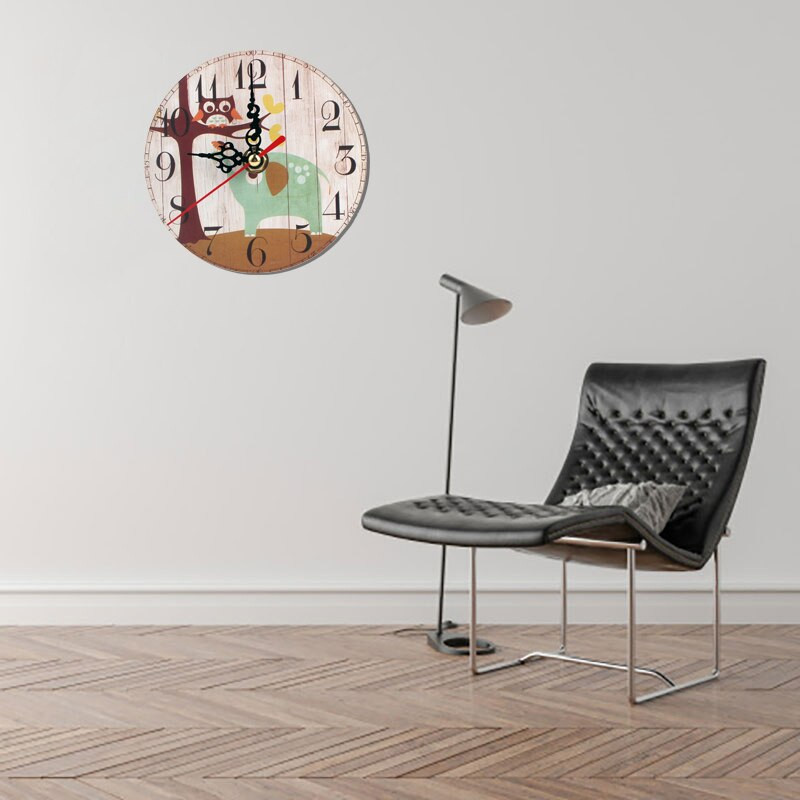 Ceas retro ceas de perete ceas de sufragerie ceas de perete din lemn imitație ceas de dormitor design simplu ceas de decorare de perete de acasă