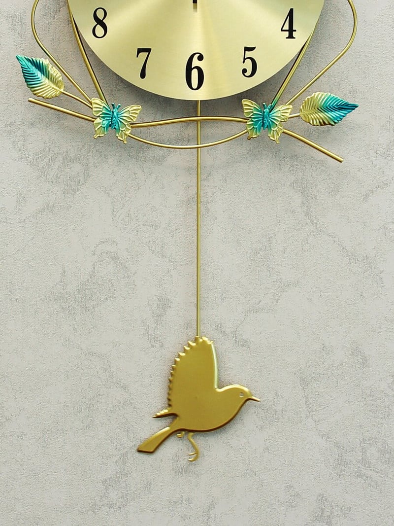 sieninis laikrodis svetainė kūrybingas paukštis sieninis laikrodis asmenybė modernus dekoratyvinis sieninis laikrodis paprasta atmosfera sūpynės nutildytas laikrodis