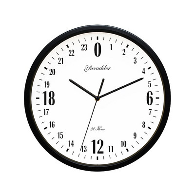 2021 legújabb, 24 órás számlaptervezés 12 hüvelykes óra fémvázas Modern divat Dekoratív kerek falióra Otthoni dekorációs bártanulmány