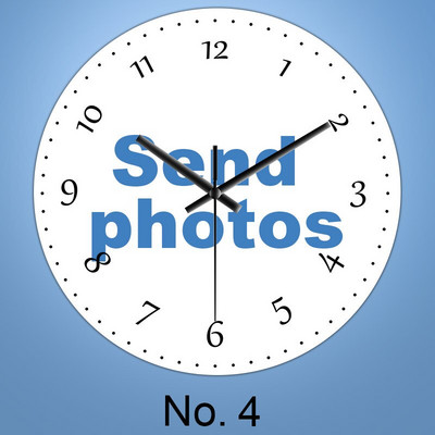 Személyre szabott falióra Csendes kvarc otthoni óra Egyedi fotók Esküvő Vállalati LOGO Babaművészet Fotók Családi portrék DIVAT