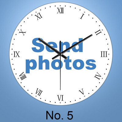 Személyre szabott falióra Csendes kvarc otthoni óra Egyedi fotók Esküvő Vállalati LOGO Babaművészet Fotók Családi portrék DIVAT