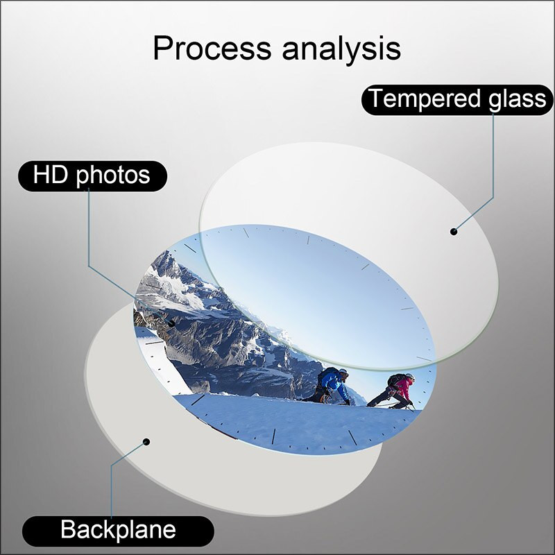 Személyre szabott falióra Csendes kvarc otthoni óra Egyedi fotók Esküvő Vállalati LOGO Babaművészet Fotók Családi portrék DIVAT