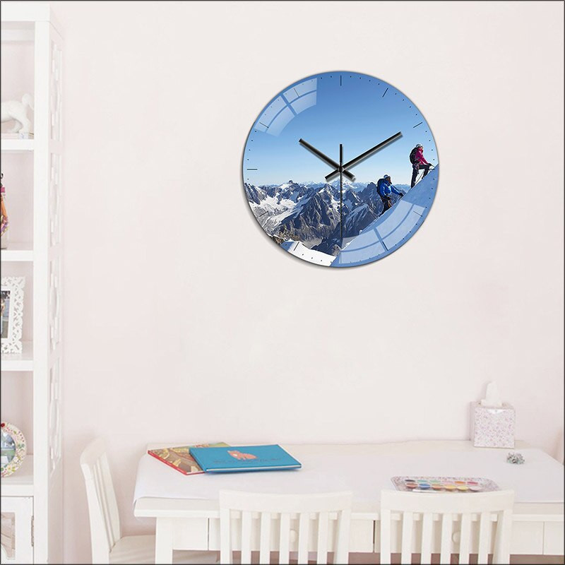 Személyre szabott falióra Csendes kvarc otthoni óra Egyedi fotók Esküvő Vállalati LOGO Babaművészet Fotók Családi portrék DIVAT