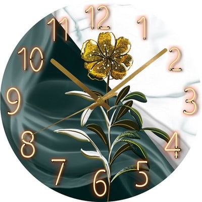 Órák Nappali Otthon Falióra Némítás Kreatív Kvarc óra Hálószoba Óra Dekoráció Ingyenes ütés falióra fal