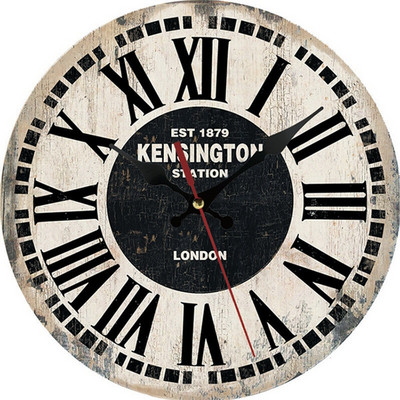 Senovinis medinis sieninis laikrodis Modernus dizainas Vintažinis kaimiškas retro laikrodis Namų biuro kavinės apdaila Menas didelis sieninis laikrodis