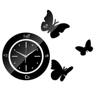 Ceasuri de perete cu bricolaj, la modă nouă, decorare pentru perete, ceas de perete cu cuarț, set din mai multe piese, ceasuri de perete din material acrilic oglindă