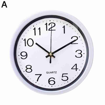 Divat Egyszerűség Kerek falióra Kvarc Silent Sweep Movement Otthoni Hálószoba Konyha Irodai dekorációs órák Nappaliba illik
