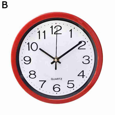 Divat Egyszerűség Kerek falióra Kvarc Silent Sweep Movement Otthoni Hálószoba Konyha Irodai dekorációs órák Nappaliba illik