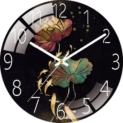 „Golden Deer“ prabangus laikrodis sieninis laikrodis Svetainė Šiaurės šalių buitinė mada 3D stiklas, be smūgių, lengvas tylus laikrodis, paprastas kvarcas