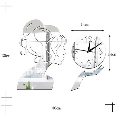 „Golden Deer“ prabangus laikrodis sieninis laikrodis Svetainė Šiaurės šalių buitinė mada 3D stiklas, be smūgių, lengvas tylus laikrodis, paprastas kvarcas