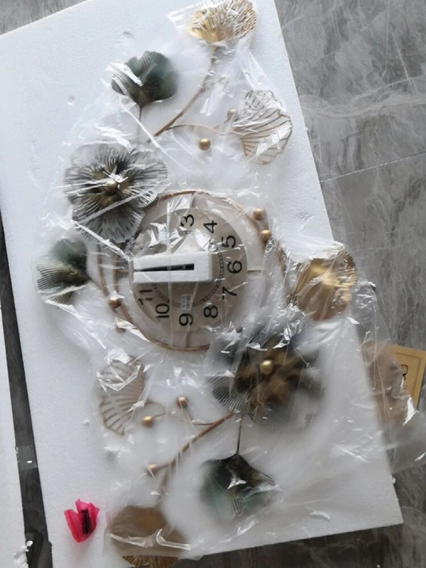 Kreatív luxus falióra nappali étkező kanapé háttér otthon fali dekoráció Arany vas fali akasztó Nagy gyorshajó