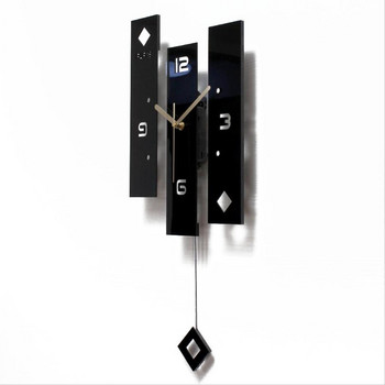 Нов стенен часовник Кварцов скандинавски часовник с махало Голям размер Стенен часовник Модерен дизайн за декорация на дома Big Duvar Saati Decor
