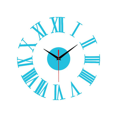 Órák Fali Otthoni Irodai dekoráció Nappali Luxus 3D Tükör Ezüst Falióra Modern dizájn Otthoni Dekoráció Óra falmatrica