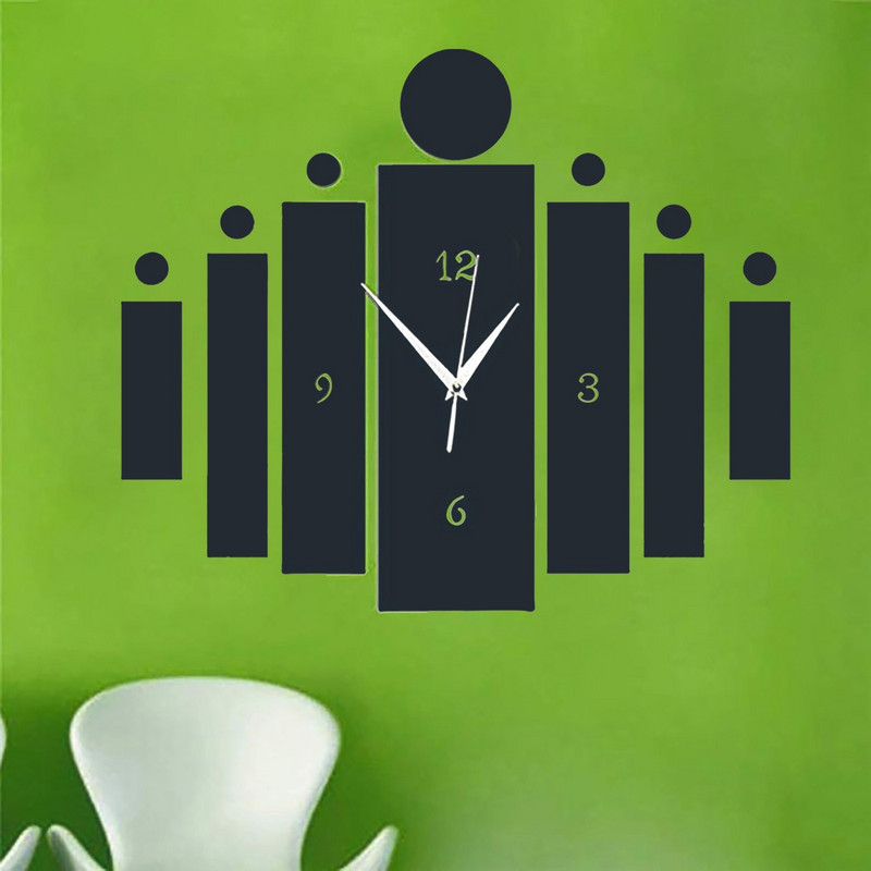 Órák Fali Otthoni Irodai dekoráció Nappali Luxus 3D Tükör Ezüst Falióra Modern dizájn Otthoni Dekoráció Óra falmatrica