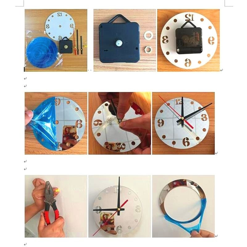3D DIY teáskanna alakú falióra akril tüköróra modern konyha lakberendezés falmatrica üreges digitális óra lakberendezés