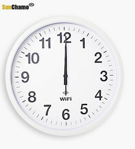 12 colių tikslumas išmanusis WIFI automatinis laiko sinchronizavimas.