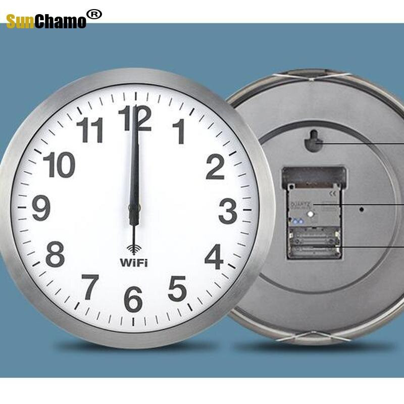 12 colių tikslumas išmanusis WIFI automatinis laiko sinchronizavimas.