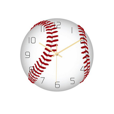 3D Vision Football Mintás Falióra Fiúknak Hálószoba dekoráció Akril Csendes mutató óra Lakás dekoráció Sport labda óra óra