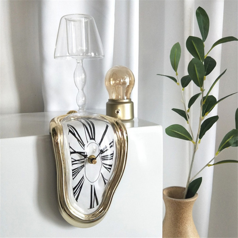 Falióra Modern dizájn Olvadó torz faliórák Dekoráció Ajándék Otthoni Kert Szürrealista Salvador Dali stílusú falióra