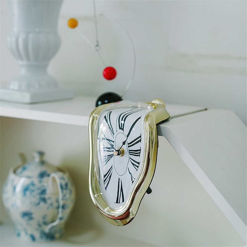 Falióra Modern dizájn Olvadó torz faliórák Dekoráció Ajándék Otthoni Kert Szürrealista Salvador Dali stílusú falióra