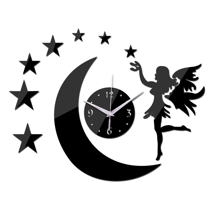 új divat barkács falióra akril anyag falmatrica modern nappali karóra lakberendezés kvarc fali órák