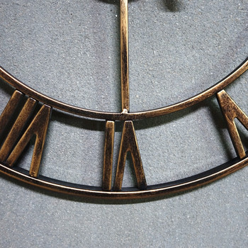 2021 Ръчно изработен извънгабаритен 3D ретро Рустик Декоративен Луксозно изкуство Big Gear Wooden Vintage Голям стенен часовник на стената за подарък
