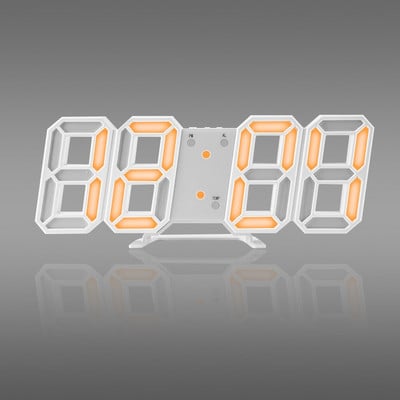 Modern dizájn 3D nagy falióra LED digitális USB elektronikus órák falon világító ébresztő asztali óra asztali lakberendezés