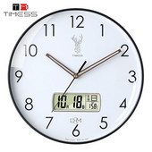 Timess faliórák nappali otthoni divat időzítő modern dizájn naptár Elektronikus kvarc színes lakberendezés