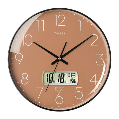Timess faliórák nappali otthoni divat időzítő modern dizájn naptár Elektronikus kvarc színes lakberendezés