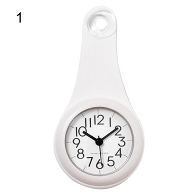 Nou ceas de perete colorat pentru bucătărie, baie, impermeabil, silențios, pentru agățat de duș, ceasuri de perete cu ventuze, decorare pentru casă