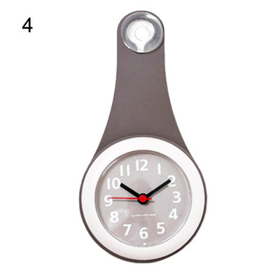 Nou ceas de perete colorat pentru bucătărie, baie, impermeabil, silențios, pentru agățat de duș, ceasuri de perete cu ventuze, decorare pentru casă