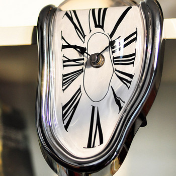 Топящ се часовник Сюрреалистични декоративни часовници Хотелски офис Декорация на всекидневна Занаяти Рафт за спалня Бюро Арт Орнаменти Подарък