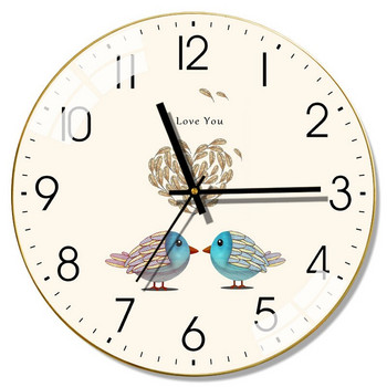 Безшумен декоративен настолен стенен часовник Модерен дизайн Хол Луксозен цифров стенен часовник Кухненска декорация Horloge Стенописен часовник