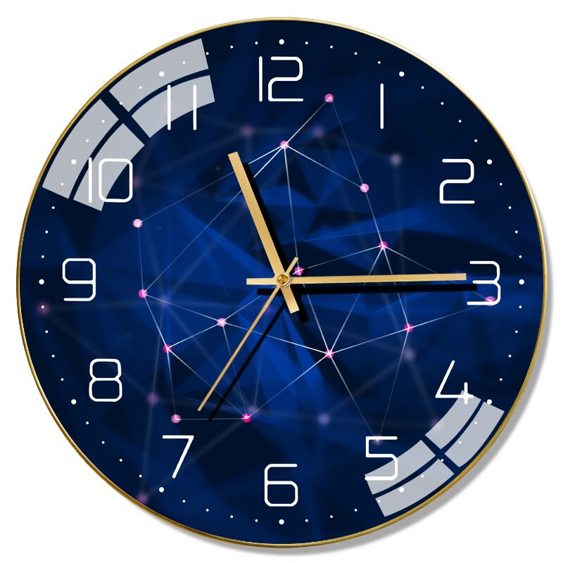 Csendes dekoratív asztali falióra Modern Design Hall Luxus Digitális Falióra Konyhai dekoráció Horloge Murale Falióra