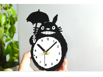 Cute Totoro Fridge Magnet магнитен стенен часовник скандинавски аксесоари за декорация на дома Детски подарък хладилен часовник държач за съобщения