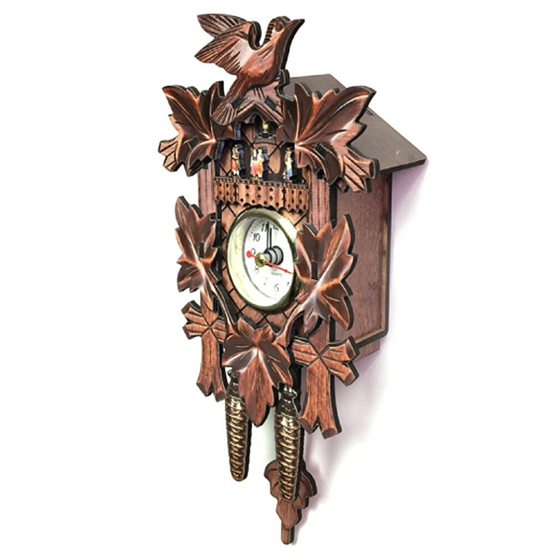 Seinakell Kägu Elutuba Lind Kägu Päevane äratuskell Kell Kaasaegsed lastekaunistused Kodu Puidust äratus