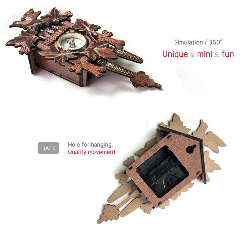 Seinakell Kägu Elutuba Lind Kägu Päevane äratuskell Kell Kaasaegsed lastekaunistused Kodu Puidust äratus